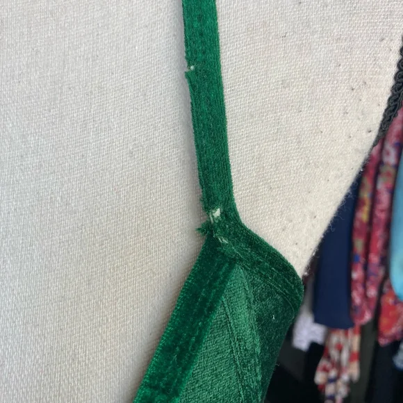 Women's HOAKA SWIMWEAR Bra Top Size S Green - Picture 5 of 16